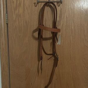 NWT Leather Brow Band Horse Headstall